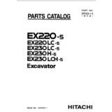 HITACHI EX220-5 КАТАЛОГ ЗАПЧАСТЕЙ ЭКСКАВАТОР