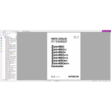 HITACHI ZX450 КАТАЛОГ ЗАПЧАСТЕЙ ЭКСКАВАТОР