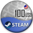 🔰 Steam Gift Card ⚫ 100 USD (USA) [No fees]