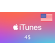 iTunes 🔥 Gift Card -   4$ 🇺🇸(USA) [Без комиссии]