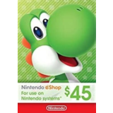 🎁 КАРТА ОПЛАТЫ NINTENDO ESHOP — 45 USD [USA]