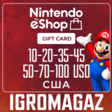 Карты Nintendo 10-20-35-45-50-70-100$ USD-Долларов🔵США