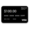$100 US card Works Everywhere REPLENISH TOP-UP 0%