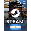 STEAM WALLET GIFT CARD 100 ARS ✅(ARGENTINA ACCOUNT)