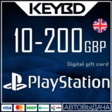 🔰Playstation Network PSN🔵10-100 GBP Фунтов (UK)