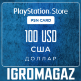 Карта PlayStation(PSN) 100$ USD (Долларов) 🔵США
