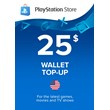 ⭐️ [USA] Карта пополнения PSN 25 USD (PlayStation Netw)