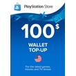⭐️ [USA] Карта пополнения PSN 100 USD (PlayStation Net)