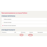 Программирование на языке Python.Тест Синергия 2022г