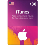 Подарочная карта Apple iTunes 30$ iTunes Key USA + ПОДА