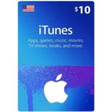 Подарочная карта Apple iTunes10 $ iTunes Key USA + ПОДА