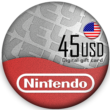 🔰 Nintendo eShop Gift Card ⭕ $45 USA [No fees]