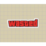 Дизайн машинной вышивки "Wasted"