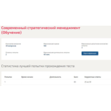Современный стратегический менеджмент ответы Синергия