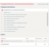 Государственные и муниципальные финансы ответы Синергия