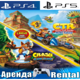 🎮Crash Bandicoot + CTR Nitro (PS4/PS5/RUS) Аренда🔰