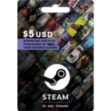 $5 Карта пополнения кошелька Steam Wallet Code GLOBAL
