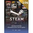 ✅ Подарочная карта Steam Wallet - $10 (США) 💳 0%