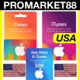 ⭐🇺🇸 App Store/iTunes Подарочная карта США / USA / USD