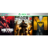 GOW 3 / Metro 2033 + Луч надежды | XBOX 360 | перенос