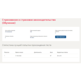 Страхование и страховое законодательство.Тест Синергия