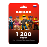 🤖 Подарочная карта Roblox на 1200 Robux