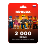 🤖 Подарочная карта Roblox на 2000 Robux