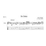 Sir Duke (Стиви Уандер) для гитары