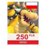 🎁 КАРТА ОПЛАТЫ NINTENDO ESHOP — 250 PLN [PL] | ПОЛЬША