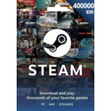 Steam Wallet 400000 IDR - Digital Gift Card - Indonesia
