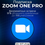 ZOOM One Профессиональный 📸Подписка на Месяц/Год