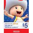 ⭐5$ US Nintendo eShop Gift Card (USA) ✅ [Without fee]