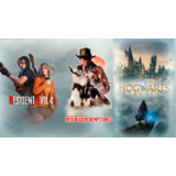 Red Dead Redemption 2 + Resident Evil 4+Hogwats Legacy