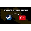 🔥 0.44 $ Card 🔥 Turkey Change Region STEAM ✅