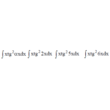 Решенный интеграл вида ∫xtg^2αxdx