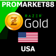 ⭐️ ALL GIFT CARD⭐ Razer Gold 5-400 USD - (USA) 🔑