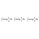 Решенный интеграл вида ∫arctg(x/α)dx