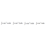 Решенный интеграл вида ∫xsin^2(αx)dx