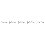 Решенный интеграл вида ∫x^2e^(αx)dx