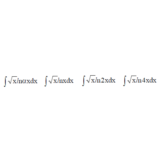 Решенный интеграл вида ∫√xlnαxdx