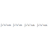 Решенный интеграл вида ∫x^2ln^2(αx)dx