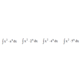Решенный интеграл вида ∫x^2•a^xdx