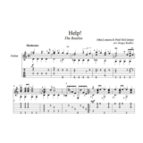 Help! (The Beatles) для гитары