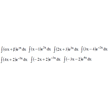 Решенный интеграл вида ∫(αx+β)e^(γx)dx