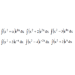Solved integral of the form ∫(x^2+α)e^(βx)dx