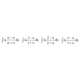 Решенный интеграл вида ∫ln(α−x)/(α+x)dx