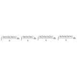 Решенный интеграл вида ∫ln(αx)lnln(αx)/xdx