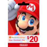 ⭐20$ US Nintendo eShop Gift Card (USA) ✅ [Без комиссии]