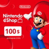 NINTENDO ESHOP CARD 100$ USD✅(USA)