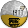 🔰 PUBG Mobile 🔸 1800 UC Coins (Global) [No fees]